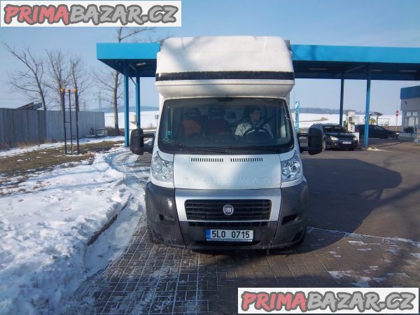 Fiat Ducato valník plachta 8 palet, rok 12/2007 bílá barva nová STK