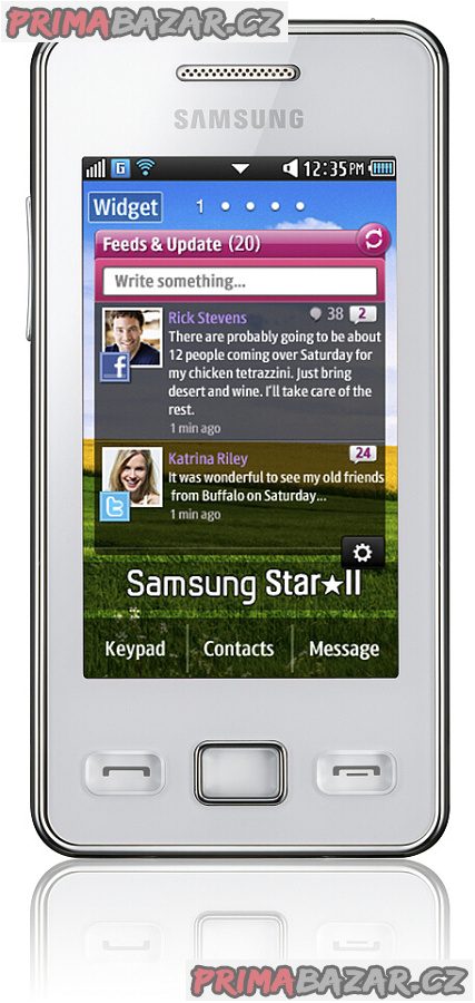 SAMSUNG STAR II GT-S5620 white SAMSUNG STAR II GT-S5620 white