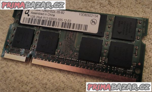 3x RAM paměť pro notebook - 3x 1GB DDR2. 3x RAM paměť pro notebook - 3x 1GB DDR2.