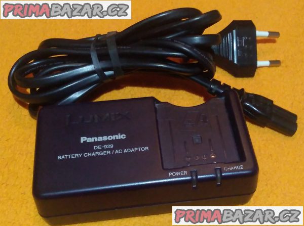 Nabíječka a adaptér k foťákům a kamerám Panasonic Lumix - originální. Nabíječka a adaptér k foťákům a kamerám Panasonic Lumix - originální.