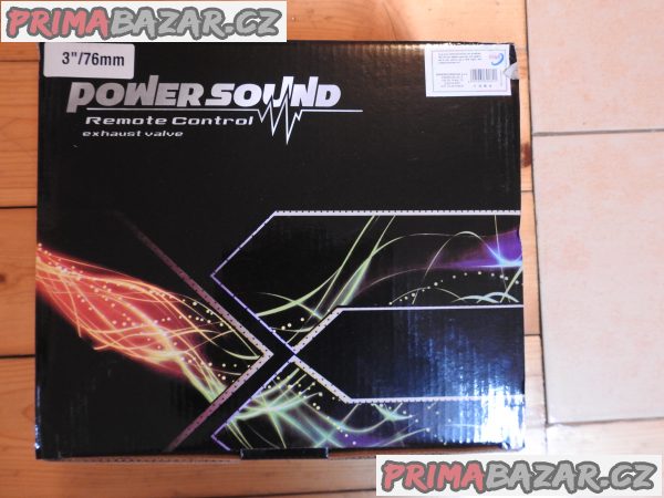 Elektrická NEREZ klapka výfuku 63 mm Nová dálkové ovládání Elektrická NEREZ klapka výfuku 63 mm Nová dálkové ovládání