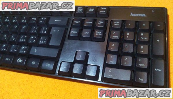 Bezdrátová klávesnice Hama RF2200 - bez přijímače!!! Bezdrátová klávesnice Hama RF2200 - bez přijímače!!!