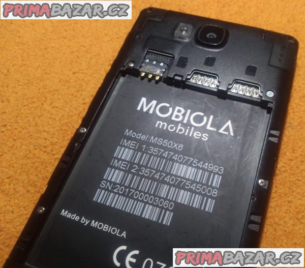 Mobiola Atmos II na 2 SIM - k opravě nebo na náhradní díly!!!