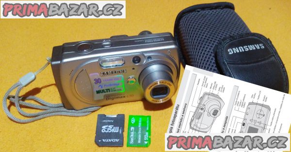 Digitální foťák a kamera Samsung Digimax 430 + 4 DÁRKY!!! Digitální foťák a kamera Samsung Digimax 430 + 4 DÁRKY!!!