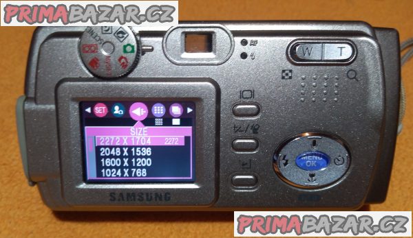 Digitální foťák a kamera Samsung Digimax 430 + 4 DÁRKY!!! Digitální foťák a kamera Samsung Digimax 430 + 4 DÁRKY!!!