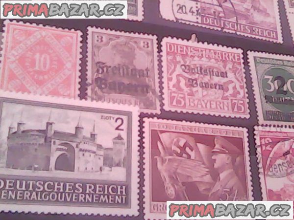 filatelie- přetisky československo - Deutsches Reich filatelie- přetisky československo - Deutsches Reich