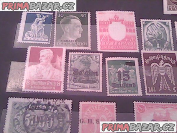 filatelie- přetisky československo - Deutsches Reich filatelie- přetisky československo - Deutsches Reich
