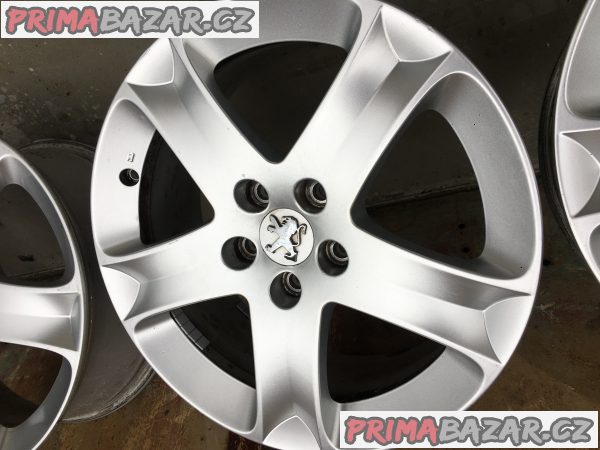 5x108 R17 - poriginál alu ráfky Peugeot 407