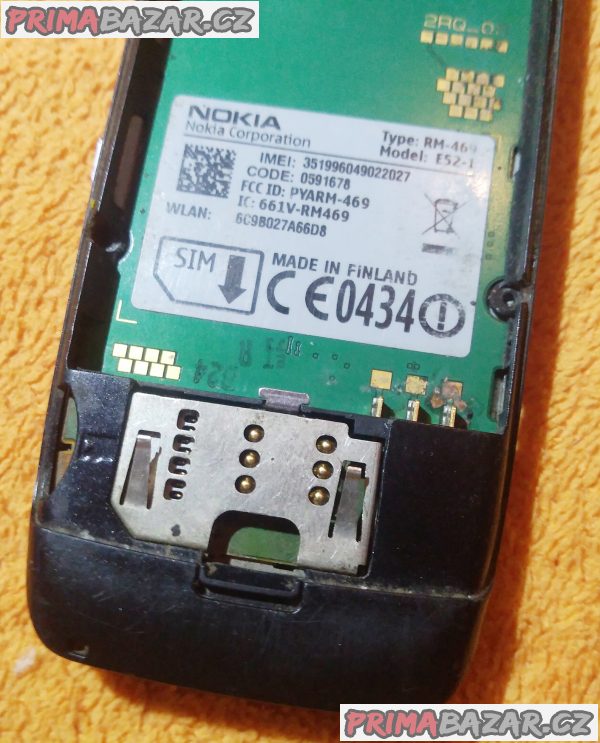 Nokia E52-1 - k opravě nebo na náhradní díly!!! Nokia E52-1 - k opravě nebo na náhradní díly!!!