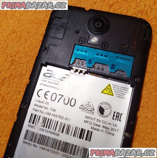 Acer Liquid Z6 - k opravě nebo na náhradní díly!!! Acer Liquid Z6 - k opravě nebo na náhradní díly!!!
