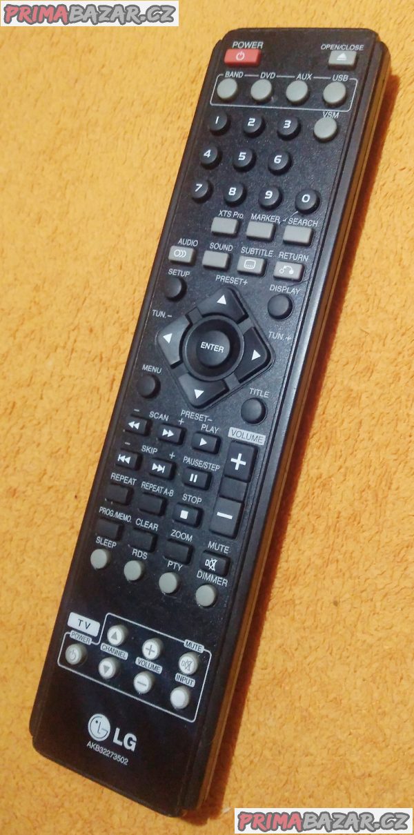 Dálkový ovladač pro domácí kino LG AKB32273502 - originál!!! Dálkový ovladač pro domácí kino LG AKB32273502 - originál!!!