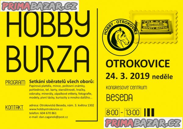 Hobby burza , OTROKOVICE, neděle 24.3.2019