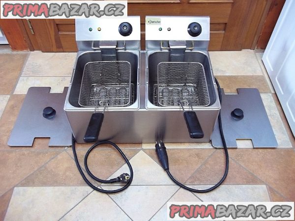 PROFI fritéza dvojitá elektrická BARTSCHER 2x8 litrů