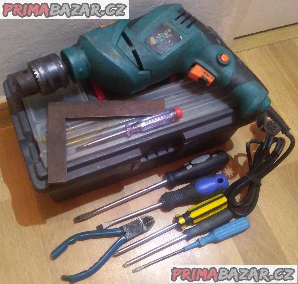 Vrtačka s příklepem Asist 500 W + 9 DÁRKŮ!!! Vrtačka s příklepem Asist 500 W + 9 DÁRKŮ!!!
