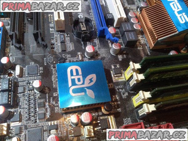 Základní deska ASUS P5Q-E + procesor a chladič a 4 GB RAM!!! Základní deska ASUS P5Q-E + procesor a chladič a 4 GB RAM!!!