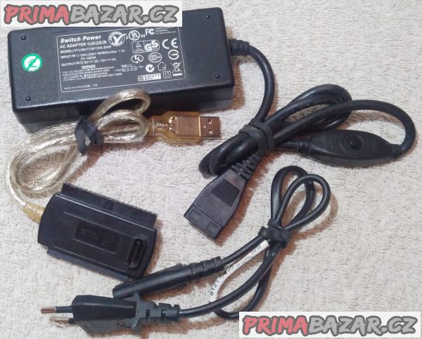 Externí napájecí zdroj 240V na 4-pin Molex 5-12V-2A s vypínačem + DÁREK!!! Externí napájecí zdroj 240V na 4-pin Molex 5-12V-2A s vypínačem + DÁREK!!!