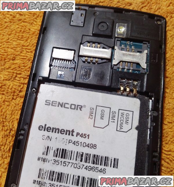Sencor element P451 na 2 SIM - k opravě nebo na náhradní díly!!! Sencor element P451 na 2 SIM - k opravě nebo na náhradní díly!!!