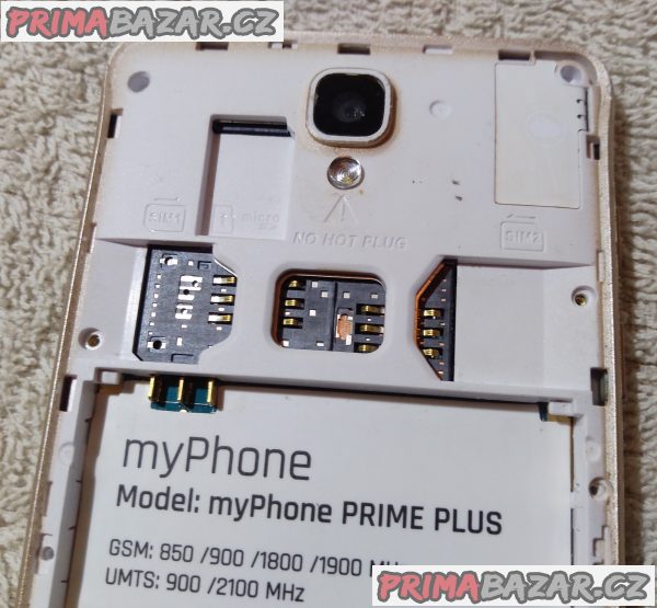 Mobil myPhone PRIME PLUS na 2 SIM - k opravě nebo na náhradní díly!!! Mobil myPhone PRIME PLUS na 2 SIM - k opravě nebo na náhradní díly!!!