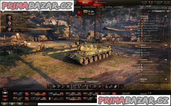 World of Tanks WoT-účet-2600 wn8 obj.907