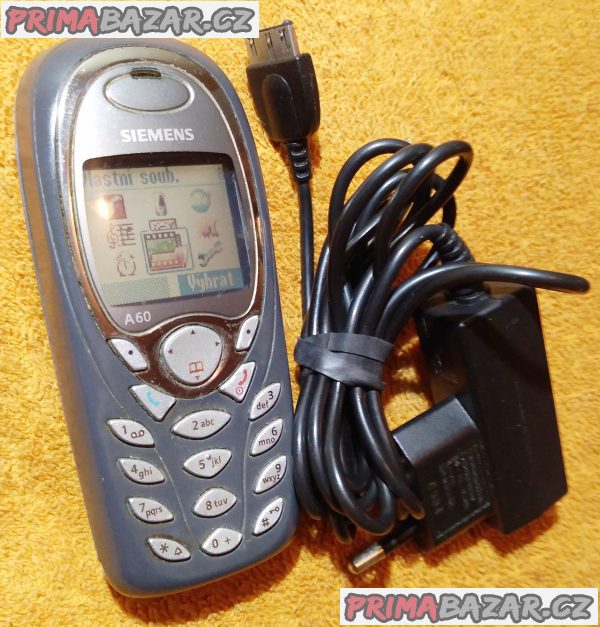 Siemens A60 - vč. originál nabíječky!!! Siemens A60 - vč. originál nabíječky!!!