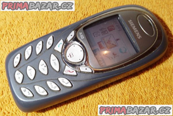 Siemens A60 - vč. originál nabíječky!!! Siemens A60 - vč. originál nabíječky!!!