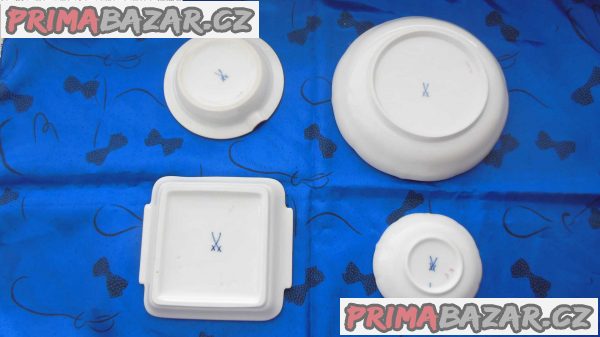 Míšeň porcelánová sada 4 Ks Míšeň porcelánová sada 4 Ks
