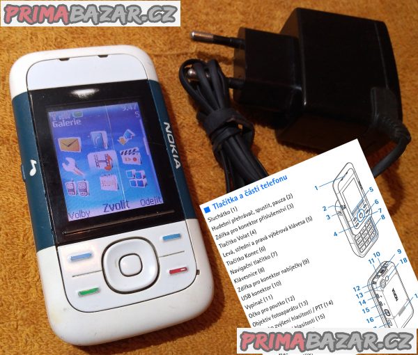Vysouvací Nokia 5200 - funkční s dvěma nedostatky!!! Vysouvací Nokia 5200 - funkční s dvěma nedostatky!!!