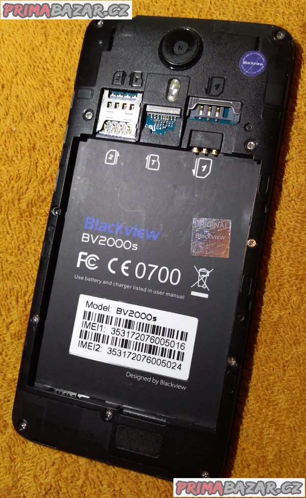 Blackview BV2000s na 2 SIM - k opravě nebo na náhradní díly!!!