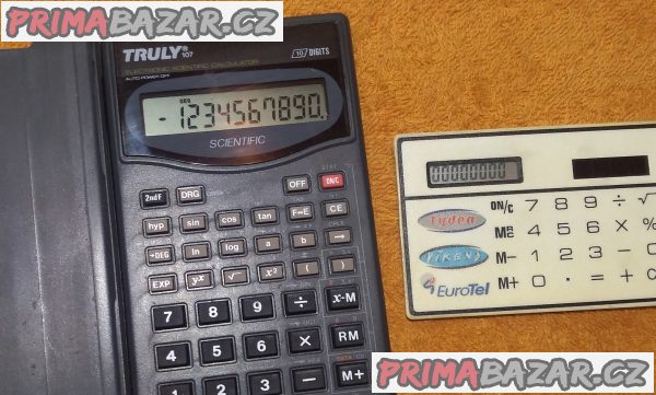 Vědecká kalkulačka Truly 107 s 56 funkcemi a druhá ZDARMA!!! Vědecká kalkulačka Truly 107 s 56 funkcemi a druhá ZDARMA!!!