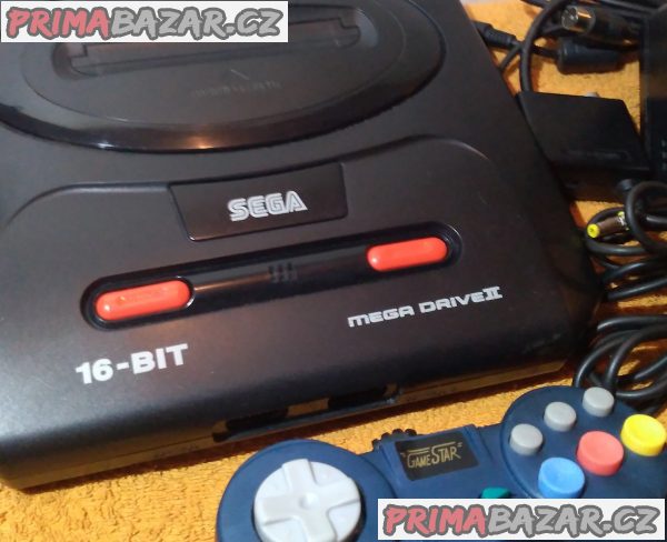 Konzole Sega Mega Drive II - občas funguje a občas nenačte hru!!! Konzole Sega Mega Drive II - občas funguje a občas nenačte hru!!!