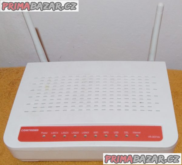 Wi-Fi router Comtrend VR-3031eu + ZDARMA switch. Wi-Fi router Comtrend VR-3031eu + ZDARMA switch.