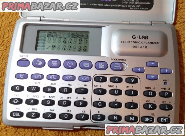Elektronický organizér G-LAB DB1610 - jako nový. Elektronický organizér G-LAB DB1610 - jako nový.