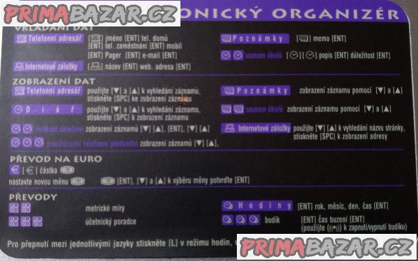 Elektronický organizér G-LAB DB1610 - jako nový. Elektronický organizér G-LAB DB1610 - jako nový.