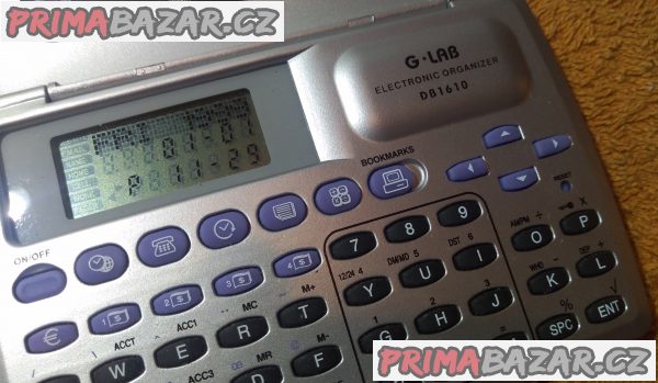 Elektronický organizér G-LAB DB1610 - jako nový. Elektronický organizér G-LAB DB1610 - jako nový.