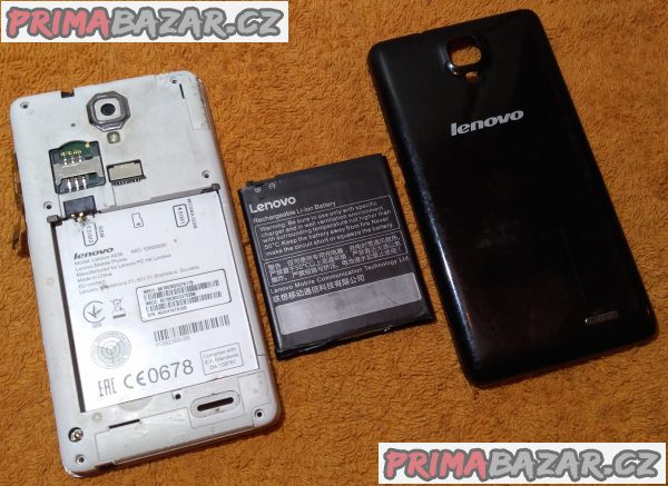 Lenovo A536 s 8GB a na 2 SIM - k opravě nebo na náhradní díly. Lenovo A536 s 8GB a na 2 SIM - k opravě nebo na náhradní díly.