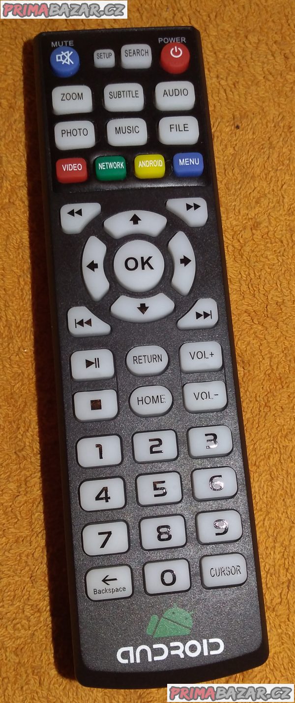 Dálkový ovladač Android - nový. Dálkový ovladač Android - nový.