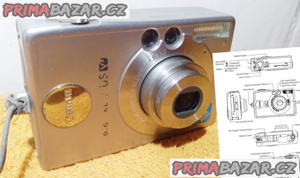 Digitální foťák a kamera Canon S230. Digitální foťák a kamera Canon S230.