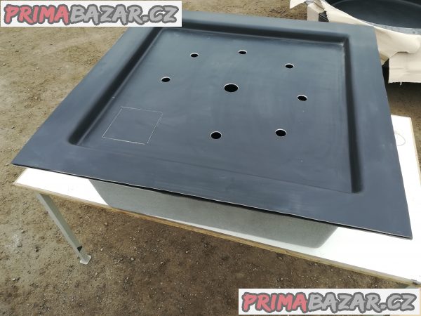 Čtvercová sklolaminátová nádoba 150 x 150cm H-45 cm + Víko na laminátovou fontánovou nádrž 150x150cm 500kg Doprava zdarma na území ČR Čtvercová sklolaminátová nádoba 150 x 150cm H-45 cm + Víko na laminátovou fontánovou nádrž 150x150cm 500kg Doprava zdarma na území ČR