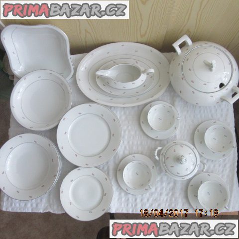 4dílná jídelní porcelánová sada