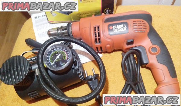 Vrtačka s příklepem Black & Decker 710 W + ZDARMA kompresor!!! Vrtačka s příklepem Black & Decker 710 W + ZDARMA kompresor!!!