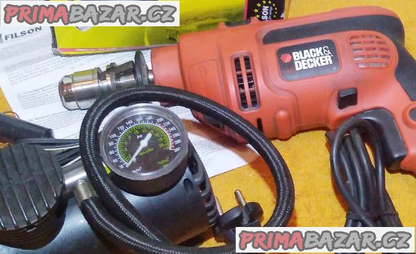 Vrtačka s příklepem Black & Decker 710 W + ZDARMA kompresor!!! Vrtačka s příklepem Black & Decker 710 W + ZDARMA kompresor!!!