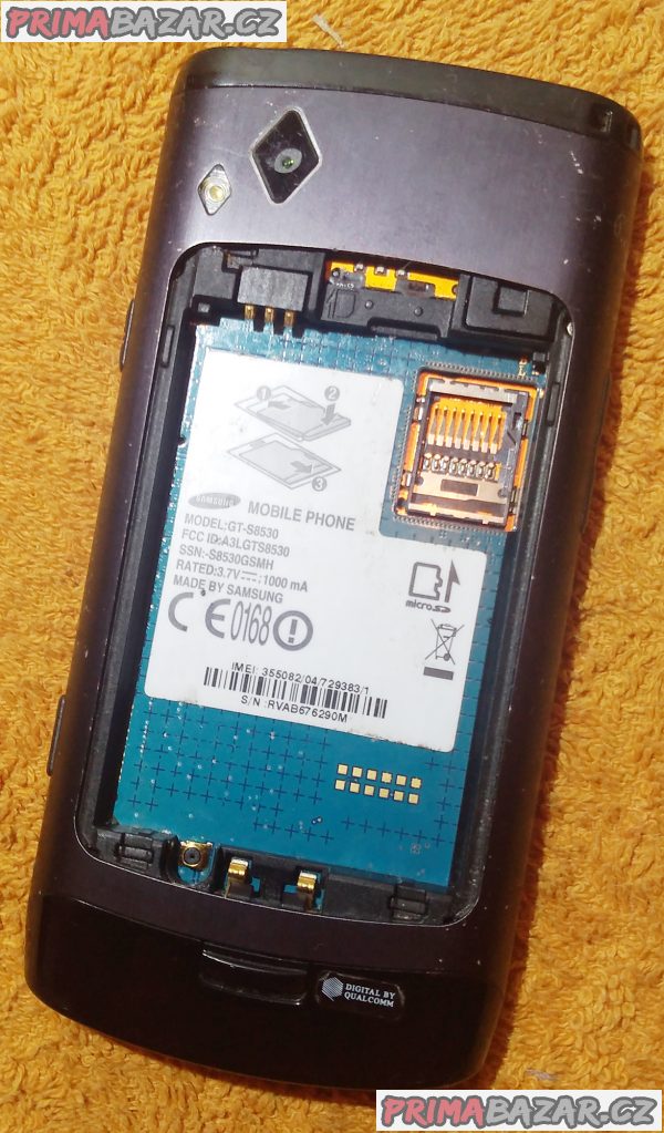 Samsung S8530 Wave II - k opravě nebo na náhradní díly. Samsung S8530 Wave II - k opravě nebo na náhradní díly.