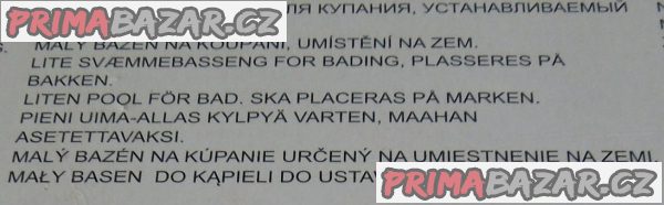 Dětský bazén s ochranou proti slunci BESTWAY, nevybalený, NOVÝ Dětský bazén s ochranou proti slunci BESTWAY, nevybalený, NOVÝ