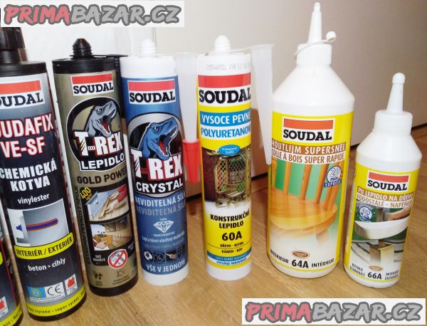 11 pomocníků SOUDAL - tmely, lepidla, chemické kotvy!!! 11 pomocníků SOUDAL - tmely, lepidla, chemické kotvy!!!