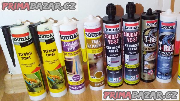 11 pomocníků SOUDAL - tmely, lepidla, chemické kotvy!!! 11 pomocníků SOUDAL - tmely, lepidla, chemické kotvy!!!