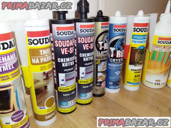 11 pomocníků SOUDAL - tmely, lepidla, chemické kotvy!!! 11 pomocníků SOUDAL - tmely, lepidla, chemické kotvy!!!