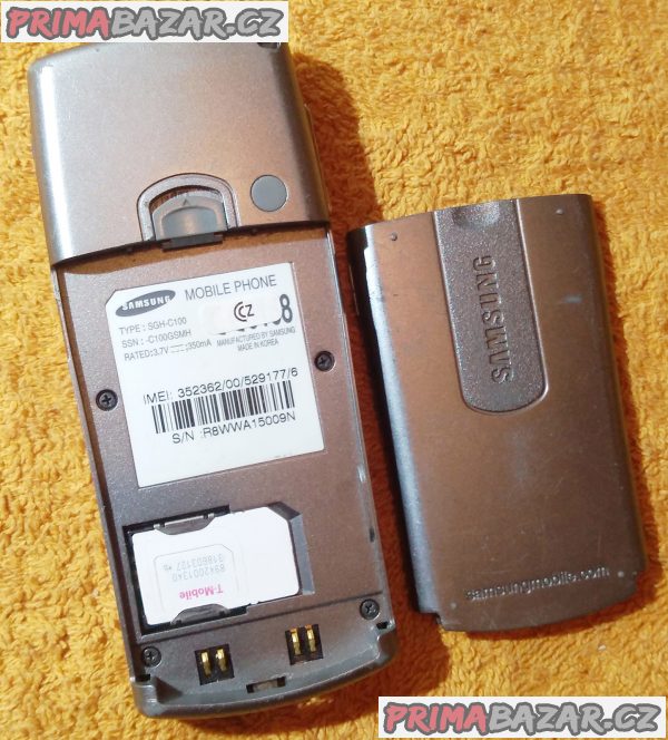 Samsung SGH-C100 - zlobí nabíjení!!! Samsung SGH-C100 - zlobí nabíjení!!!