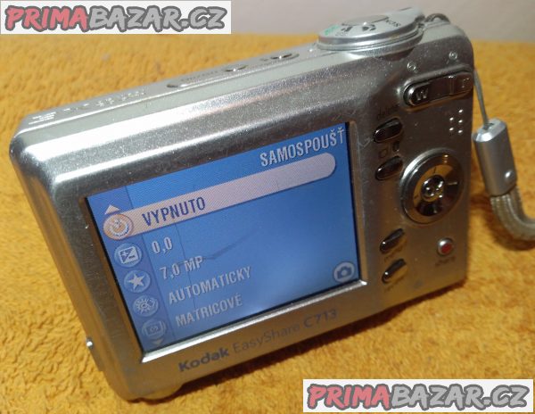 Digitální foťák Kodak EasyShare C713 - má 2 nedostatky. Digitální foťák Kodak EasyShare C713 - má 2 nedostatky.