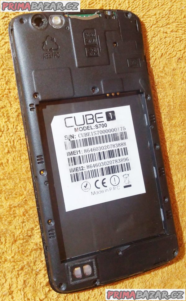 Cube 1 S700 na 2 SIM - k opravě nebo na náhradní díly!!!