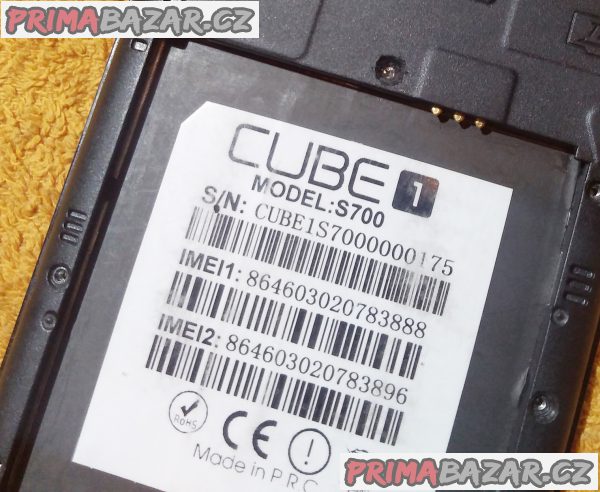Cube 1 S700 na 2 SIM - k opravě nebo na náhradní díly!!!
